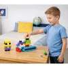 LEAN TOYS Bloques magnéticos Cubos 3D Bloques de colores 96 piezas