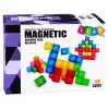 LEAN TOYS Bloques magnéticos cubos 3D coloridos 160 piezas
