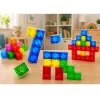 LEAN TOYS Bloques magnéticos cubos 3D coloridos 160 piezas