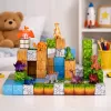 LEAN TOYS Bloques de construcción magnéticos Cubo Mundo Cuadrado 3D 114 piezas