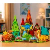 LEAN TOYS Bloques magnéticos dinosaurio volcán 31 piezas