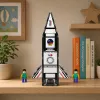 LEAN TOYS bloques de construcción magnéticos cohete espacial figuras 26 piezas