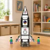 LEAN TOYS bloques de construcción magnéticos cohete espacial figuras 26 piezas