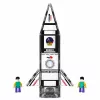 LEAN TOYS bloques de construcción magnéticos cohete espacial figuras 26 piezas
