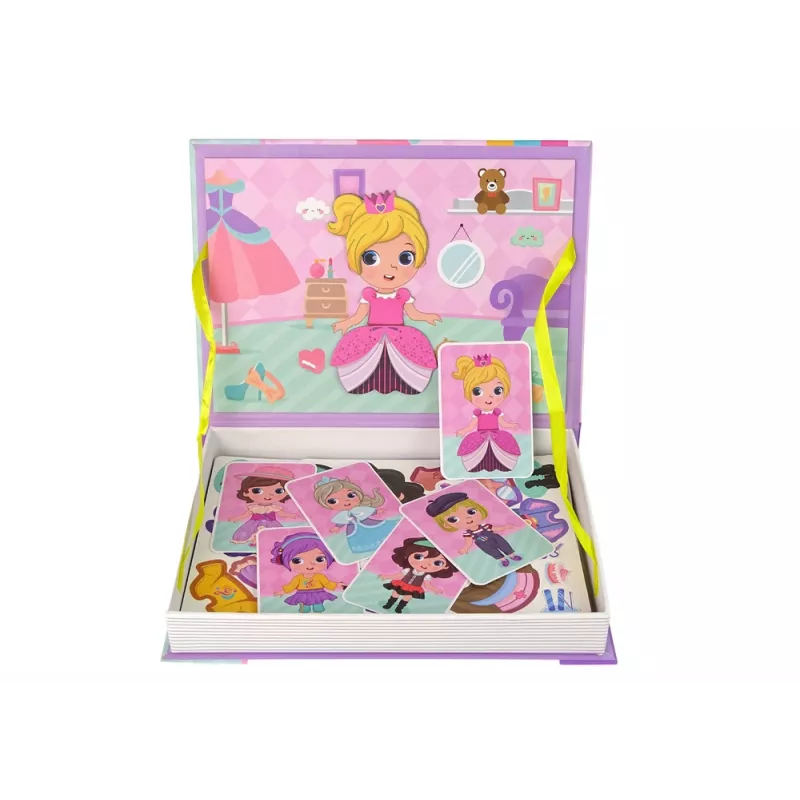 LEAN TOYS Libro de puzle magnético disfraces
