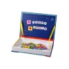 LEAN TOYS Libro de puzle magnético alfabeto inglés con imágenes