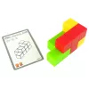 LEAN TOYS Cubo de rompecabezas magnético con tarjetas de doble cara 108 desafíos