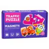 LEAN TOYS puzzle magnético vehículos juguete educativo medios de transporte set 30 piezas