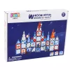 LEAN TOYS Bloques de construcción magnéticos Magnetic Space Windows 90 piezas – Set STEM de plástico ABS