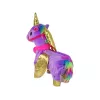 LEAN TOYS Mascota caballo interactivo unicornio morado alas doradas