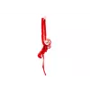 LEAN TOYS Mascota peluche mono con bebé, rojo 70 cm