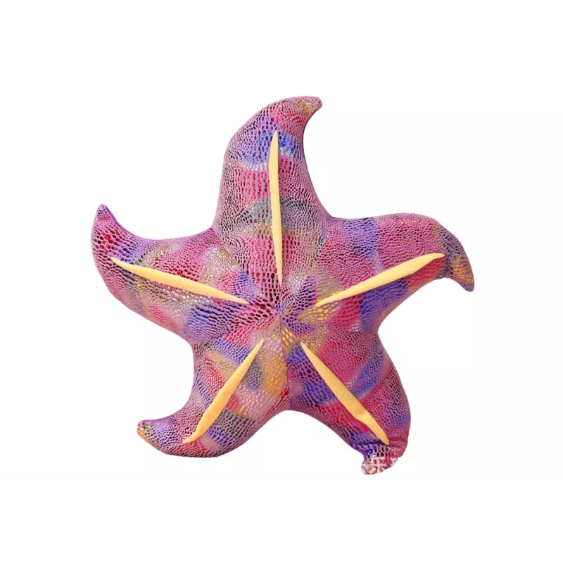 LEAN TOYS Mascota de Peluche Estrella de Mar Morado Cojín 20 cm
