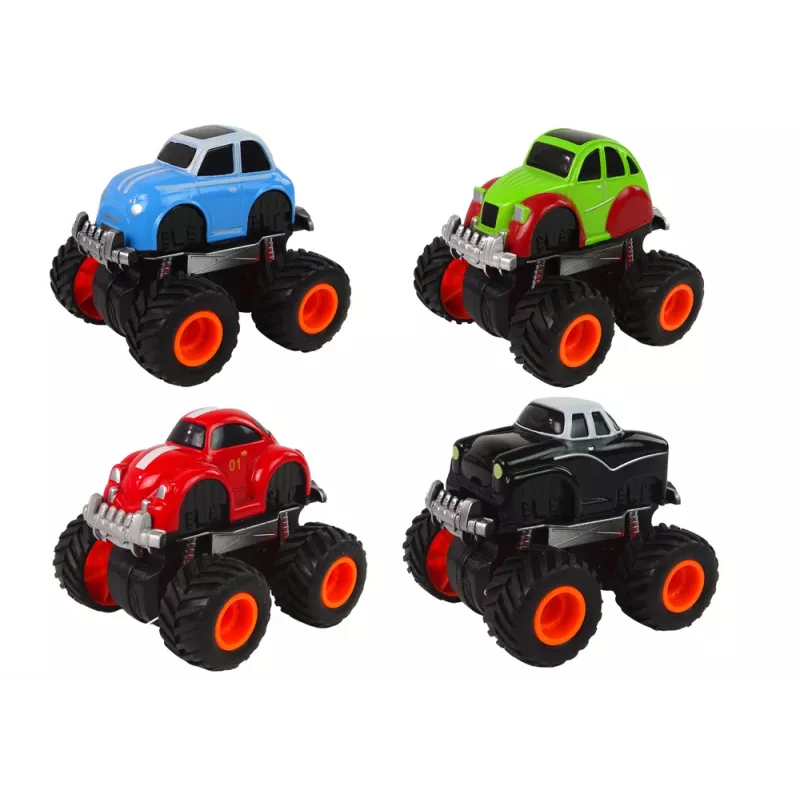 LEAN TOYS Coche de metal ruedas grandes diseños variados HXHG08