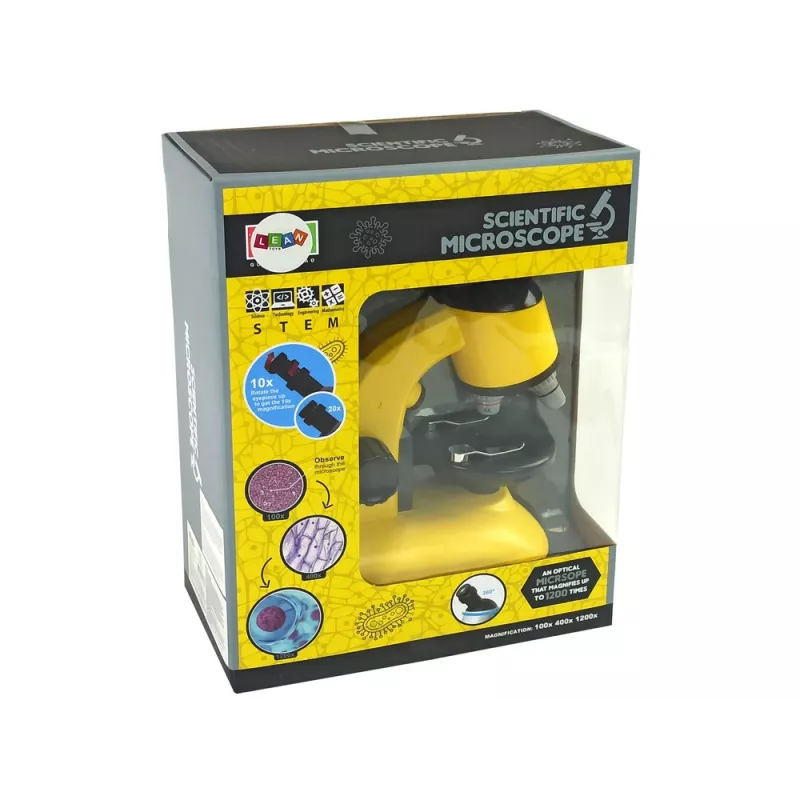 LEAN TOYS Microscopio para pequeños científicos set de aprendizaje