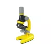 LEAN TOYS Microscopio para científico set educativo amarillo 100x 400x 1200x