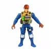 LEAN TOYS Avión de combate militar con figura de soldado, lanzacohetes, luces y sonidos