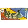 LEAN TOYS Helicóptero militar con grandes palas de rotor, luces y sonido Moro