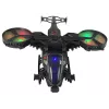 LEAN TOYS Helicóptero militar con grandes aspas, luces, sonido y rotación