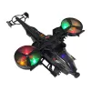 LEAN TOYS Helicóptero militar con grandes aspas, luces, sonido y rotación