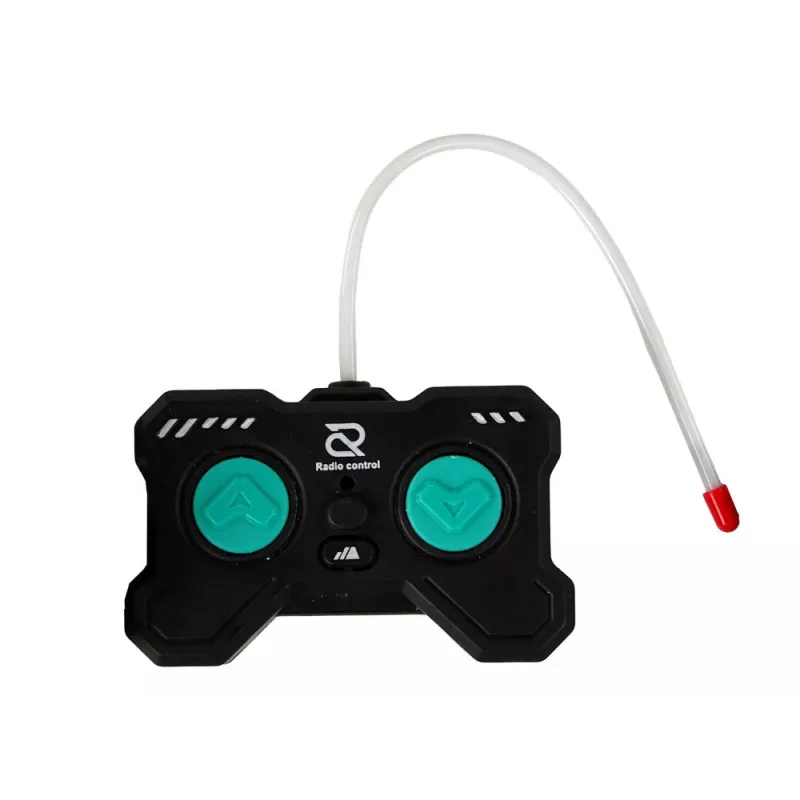 LEAN TOYS Avión de Combate Militar RC Radiocontrol Gris Luces