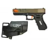 LEAN TOYS Set de juguete militar Pistolas de balas blandas MP7
