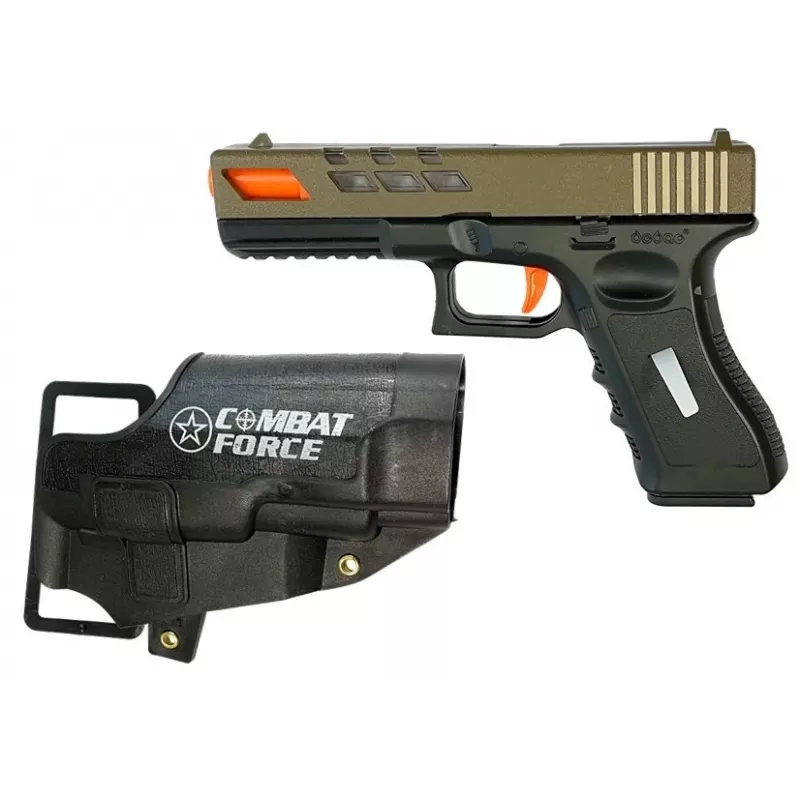 LEAN TOYS Set de juguete militar Pistolas de balas blandas MP7
