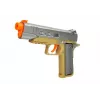 LEAN TOYS Set de armas militares rifle pistola auriculares silbato luces