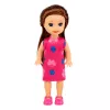 LEAN TOYS Set de muñecas mini con caja registradora, vendedora, hamburguesa, accesorios de helado