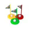 LEAN TOYS Set de minigolf para niños, palos, 12 piezas