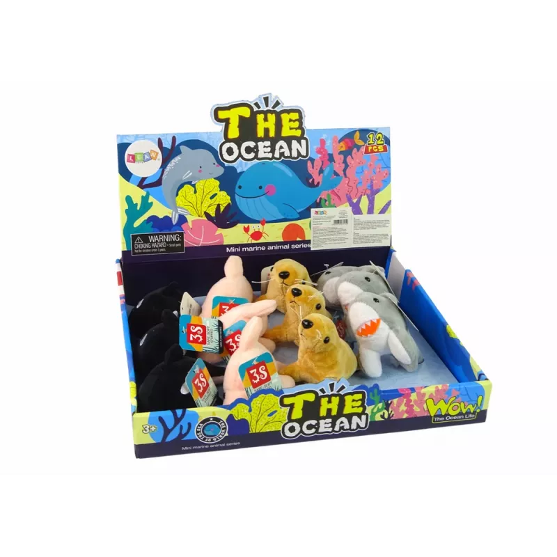 LEAN TOYS Mini Peluches Animales Marinos 4 Modelos