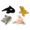LEAN TOYS Mini Peluches Animales Marinos 4 Modelos