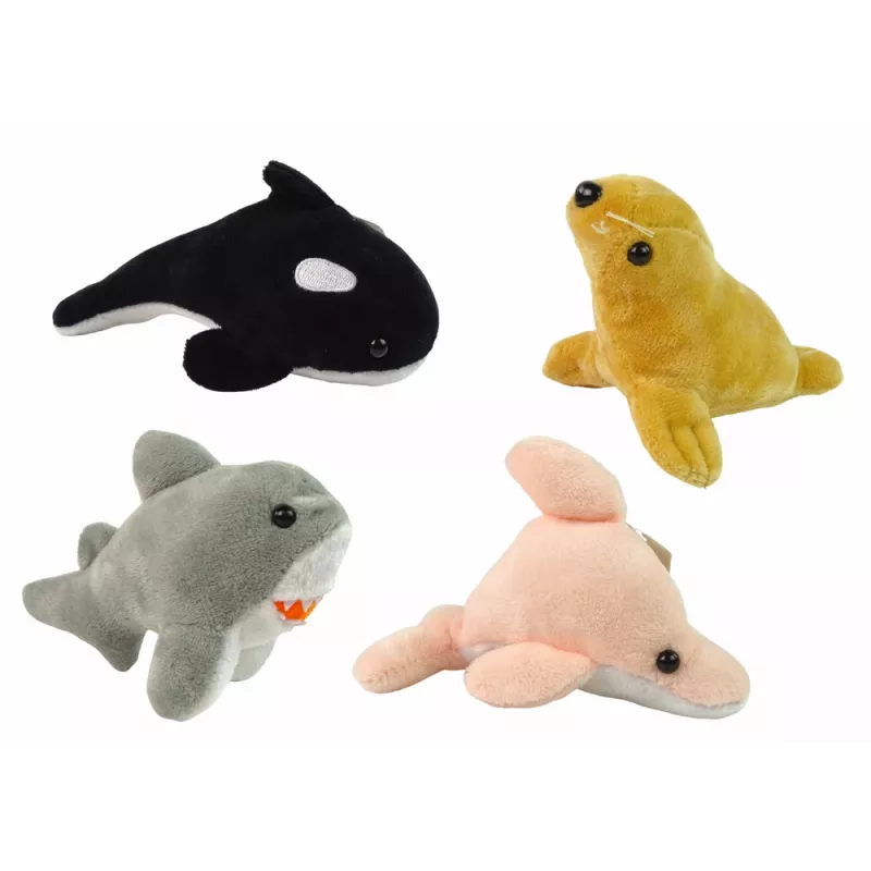 LEAN TOYS Mini Peluches Animales Marinos 4 Modelos