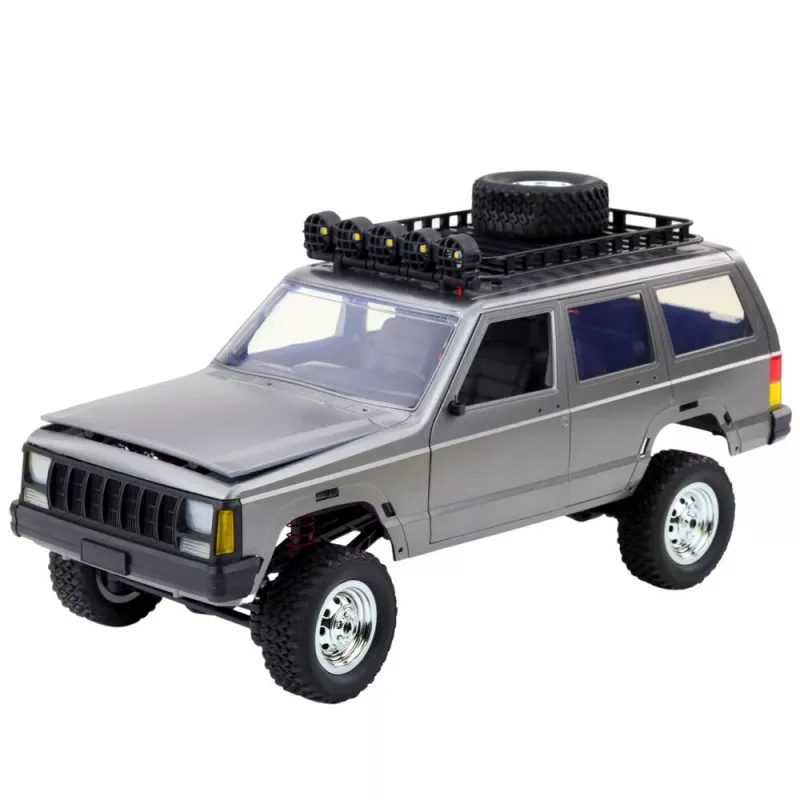 LEAN TOYS MN78 Vehículo RC todoterreno 4x4 plateado 1:12