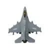 LEAN TOYS Modelo de avión con motor de fricción, azul marino o gris