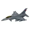 LEAN TOYS Modelo de avión con motor de fricción, azul marino o gris