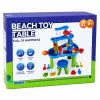 LEAN TOYS Mesa de agua de juego multinivel con silla, accesorios y moldes, 63 cm