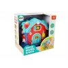 LEAN TOYS Granero musical con animales y sonidos de granja rosa