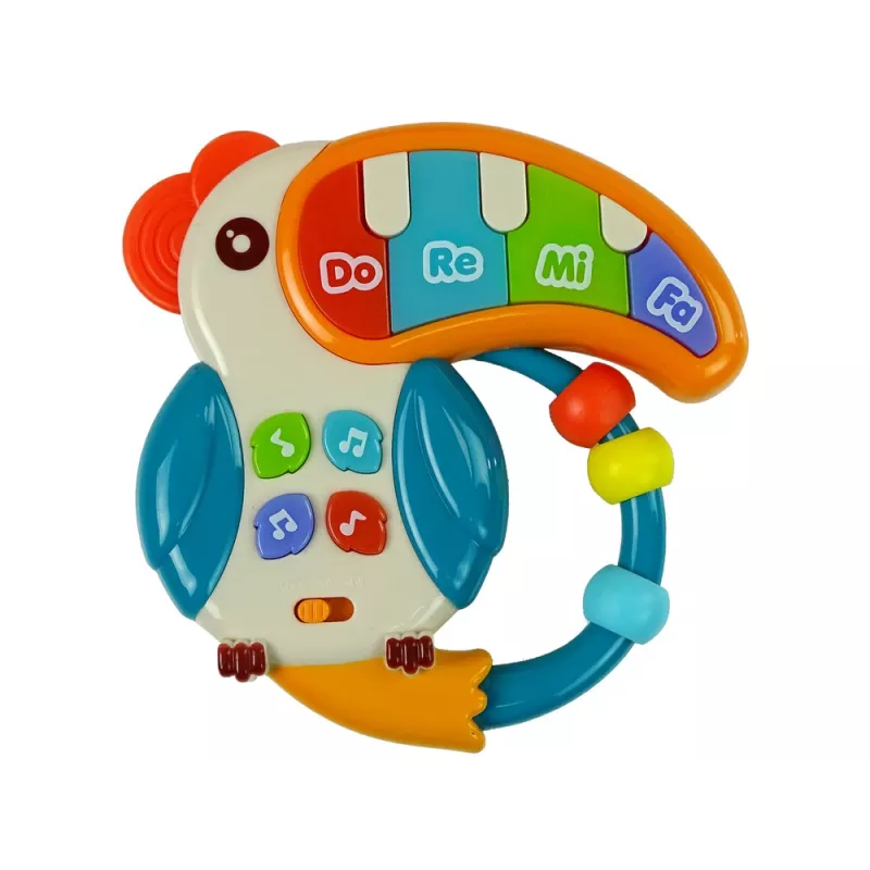 LEAN TOYS Piano musical loro con sonidos luces y cuentas