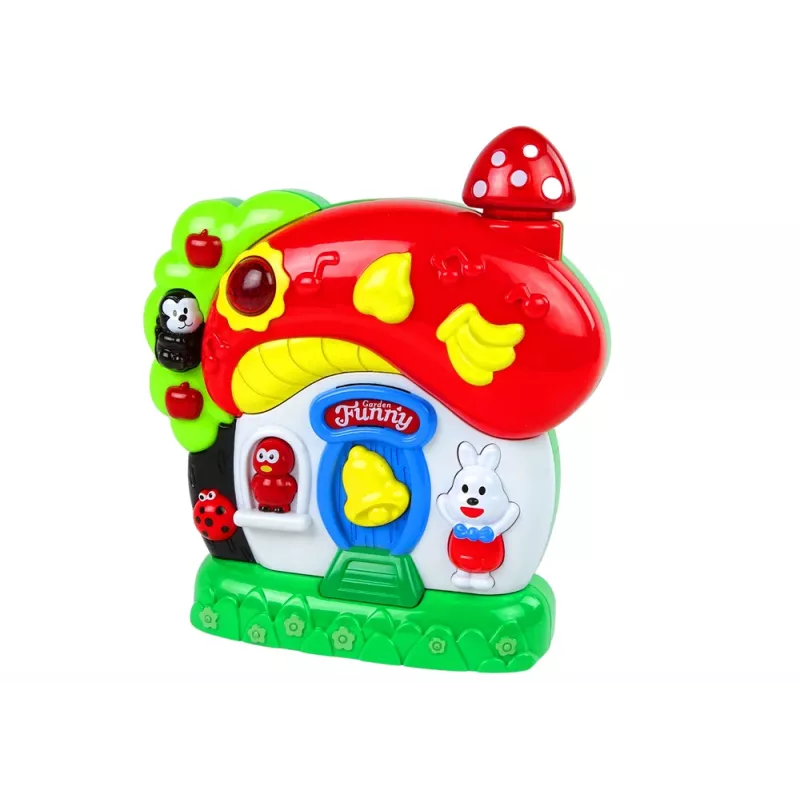 LEAN TOYS Casa de juegos musical para bebés Animales