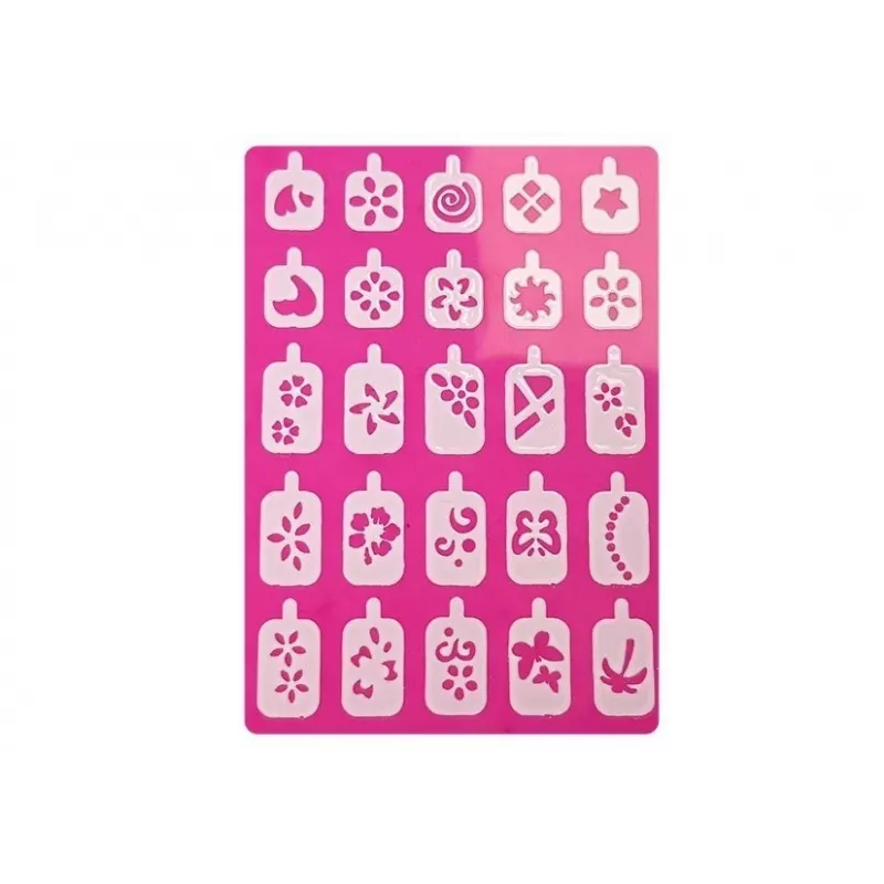 LEAN TOYS Set de esmalte de uñas con dispensador y esmalte con purpurina