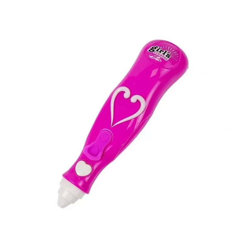 LEAN TOYS Set de esmalte de uñas con dispensador y esmalte con purpurina