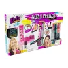 LEAN TOYS Set de esmalte de uñas con dispensador de purpurina y pegatinas de colores