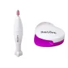 LEAN TOYS Set de esmaltes de uñas con moldes, lámpara, lima y purpurina