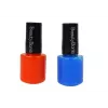 LEAN TOYS Set de esmaltes de uñas con esmaltes, purpurina, pegatinas y anillos