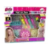 LEAN TOYS Set de esmalte de uñas con esmaltes, rotuladores y pegatinas de colores