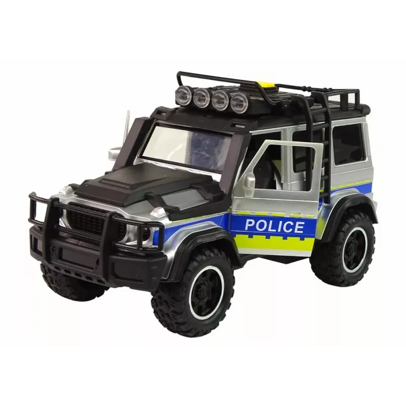 LEAN TOYS Coche de policía off road 1:14 propulsión por fricción