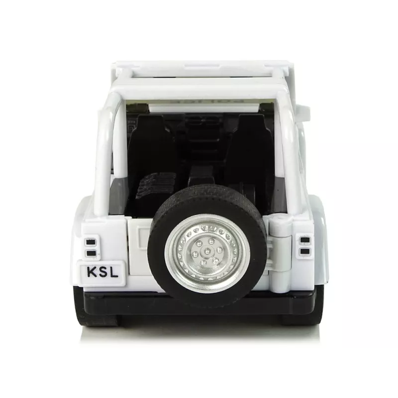 LEAN TOYS Coche de policía off-road blanco