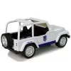 LEAN TOYS Coche de policía off-road blanco