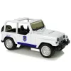LEAN TOYS Coche de policía off-road blanco