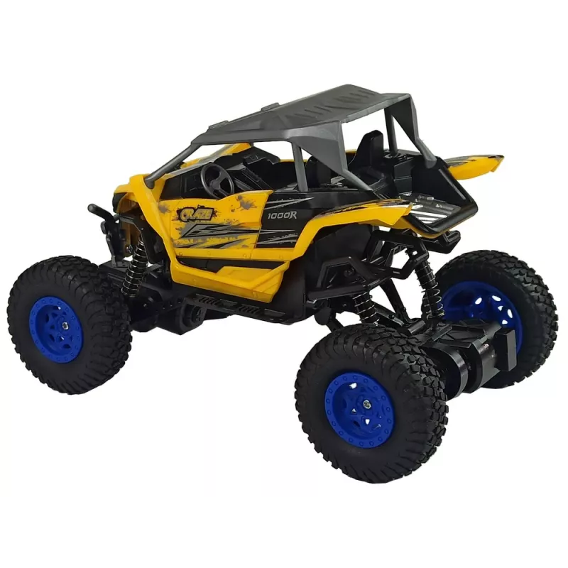 LEAN TOYS Coche teledirigido off-road 2,4 GHz 1:16 amarillo